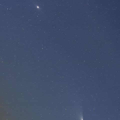 M31とパンスターズ彗星のランデブー