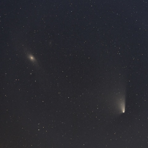 4月4日未明のパンスターズ彗星