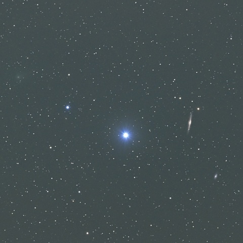 ショーマス彗星（２４Ｐ） 、ＮＧＣ５７４６、ＮＧＣ５７３８の共演