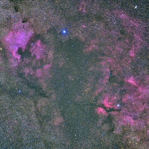 はくちょう座の散光星雲