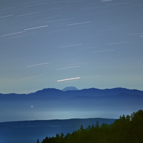 富士山と南極老人星