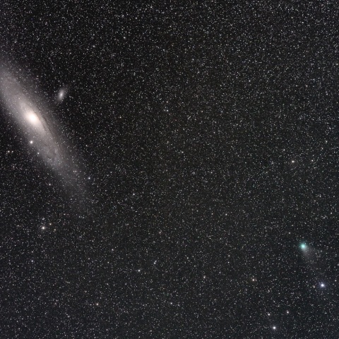 レモン彗星&M31