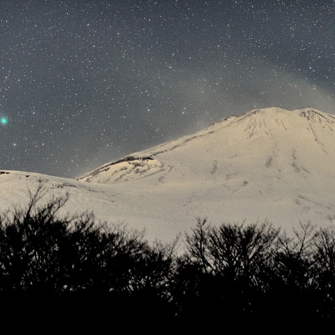 ラヴジョイ彗星と宝永火口