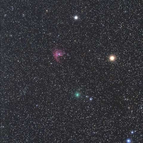 103P/ハートレー彗星＆ＮＧＣ２８１