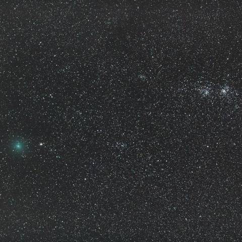 103P/ハートレー彗星 & 二重星団 (h・χ)