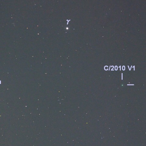 新彗星 C/2010 V1（１１月５日未明）