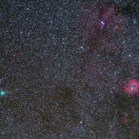 103P/ハートレー彗星 & 冬の散光星雲