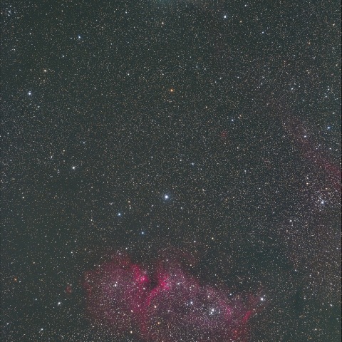 ジャコビニ-ツィナー彗星と赤ちゃん星雲