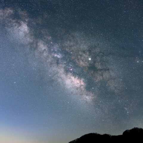 夜明けの銀河