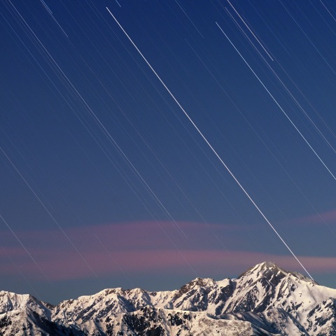 月出時のモルゲンロート