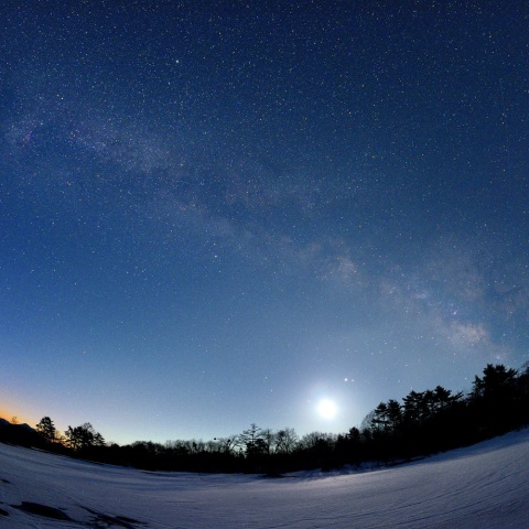月、木星、火星、土星、銀河