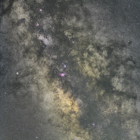 ノクトで撮影した銀河中心部