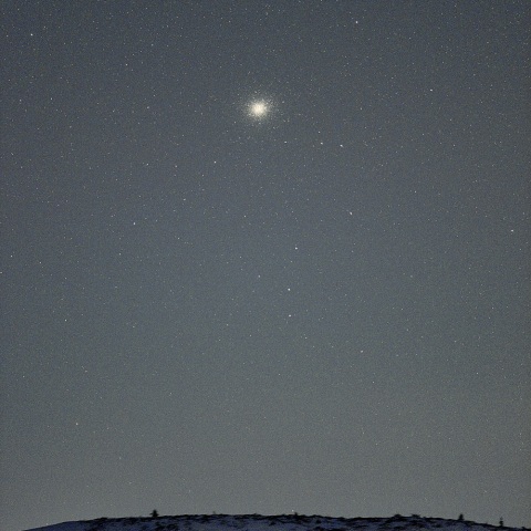 望遠星景（ω星団）