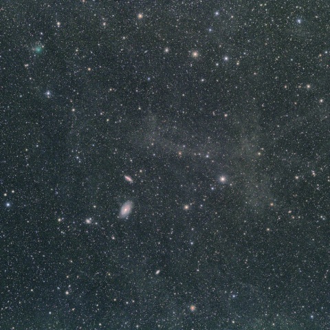 C/2019 Y1（ATLAS）と分子雲