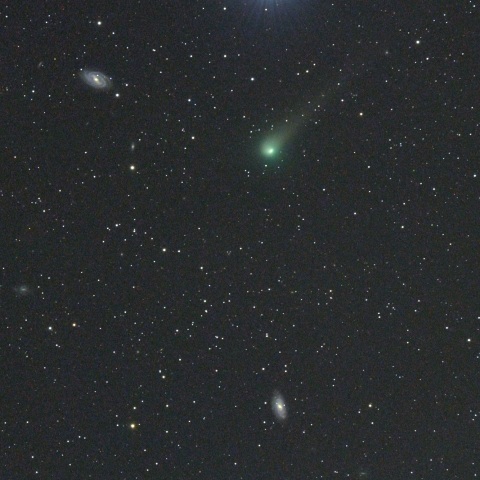 6月16日のパンスターズ彗星（C/2017 T2）とM109