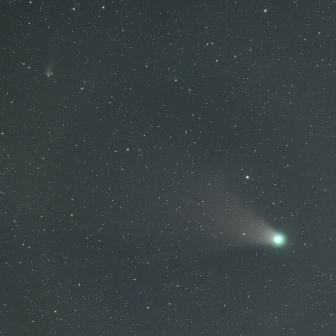 ネオワイズ彗星（C/2020 F3）&パンスターズ彗星（C/2017 T2）