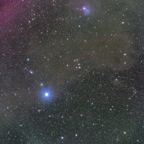 ベラトリックス近傍の分子雲とアトラス彗星（C/2020 M3）