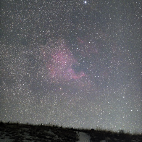 望遠星景（北アメリカ星雲）