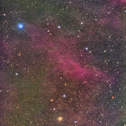 Sh2-27とM107（球状星団）