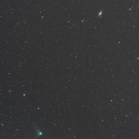 ギャラッド彗星とＭ８１、Ｍ８２