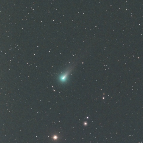 １１月１６日未明のレナード彗星（C/２０２１ Ａ１）