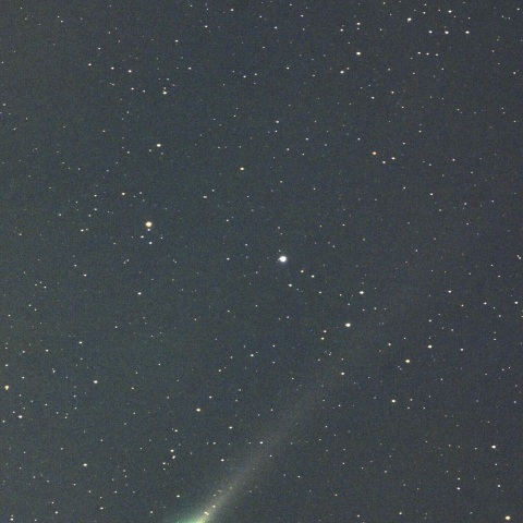 １２月５日未明のレナード彗星（C/２０２１ Ａ１）とＮＧＣ５４６６