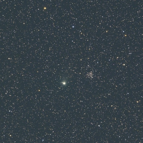 １月３１日のアトラス彗星（C/２０１９ L３）とＮＧＣ２２６６