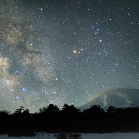 さそり座と浅間山