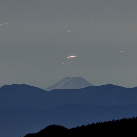 富士山と南極老人星