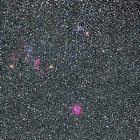 モンキー星雲、クラゲ星雲、Ｍ３５