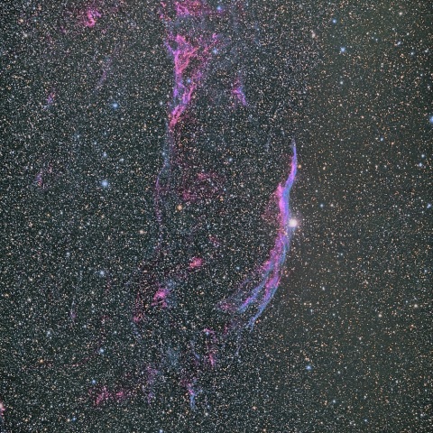 網状星雲（ＮＧＣ６９６０）
