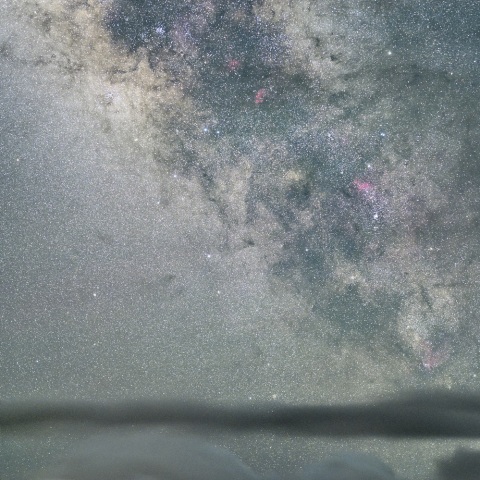 さそり座からさいだん座までの天の川