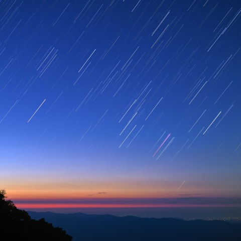 真夏の昇るオリオン座