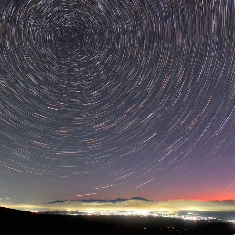 北斗七星の下方経過