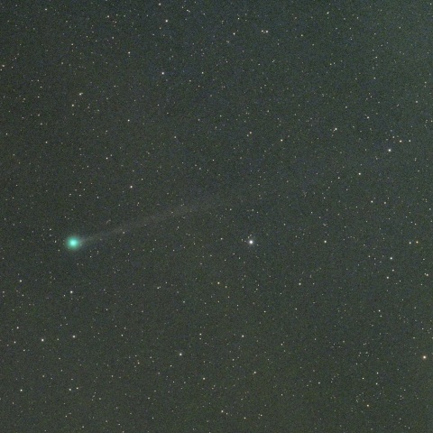 ８月２９日未明の西村彗星（Ｃ/２０２３ Ｐ１）