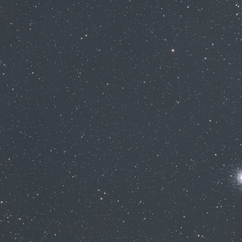 ポンス-ブルックス彗星とＭ９２（１０月17日）