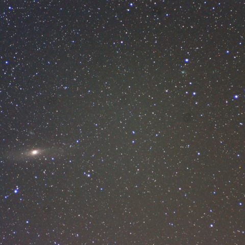 レモン彗星(C/2012F6) とM31
