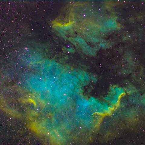 白鳥座の北アメリカ星雲/NGC7000