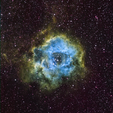 いっかくじゅう座のバラ星雲　NGC2237