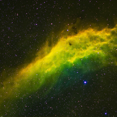 ペルセウス座のカリフォルニア星雲　NGC1499