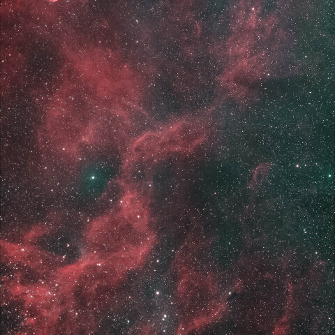 はくちょう座の散光星雲