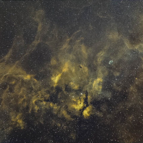 はくちょう座の散光星雲群