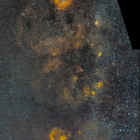 ケフェウス座の散光星雲群