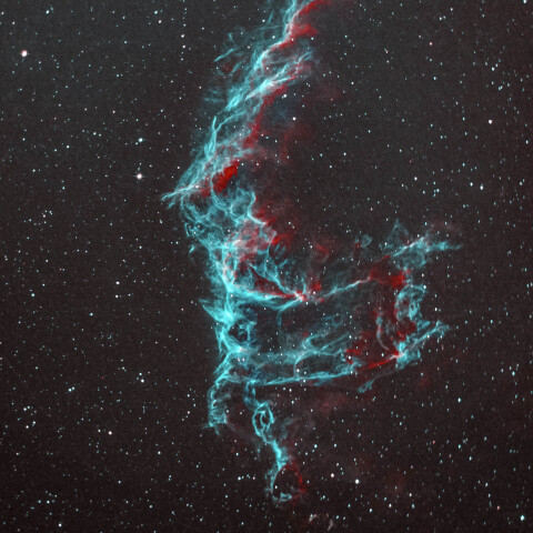 NGC6995/網状星雲/コウモリ星雲