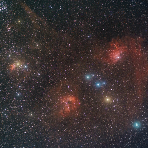 ぎょしゃ座の散光星雲