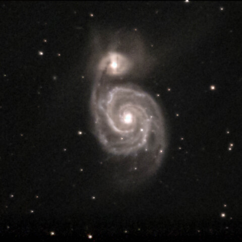 M51 子持ち銀河 りょうけん座