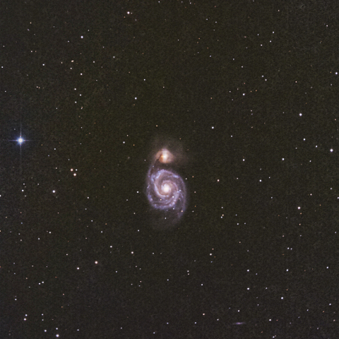 M51  子持ち銀河 りょうけん座