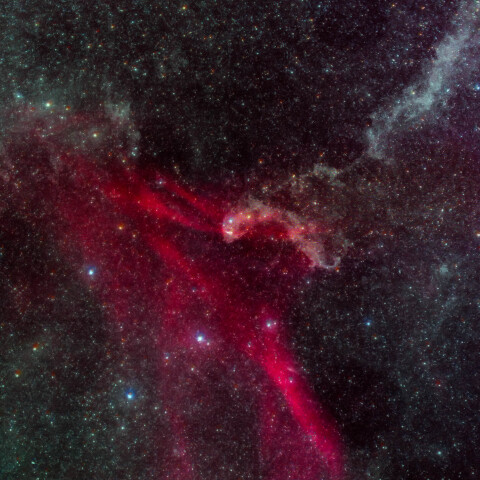 SH2-126 鷹の爪星雲 トカゲ座