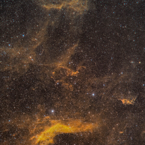 SH2-113,SH2-114 フライングドラゴン星雲 はくちょう座