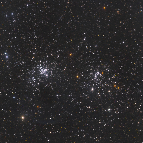 二重星団 h-χ NGC869 NGC884 ペルセウス座
